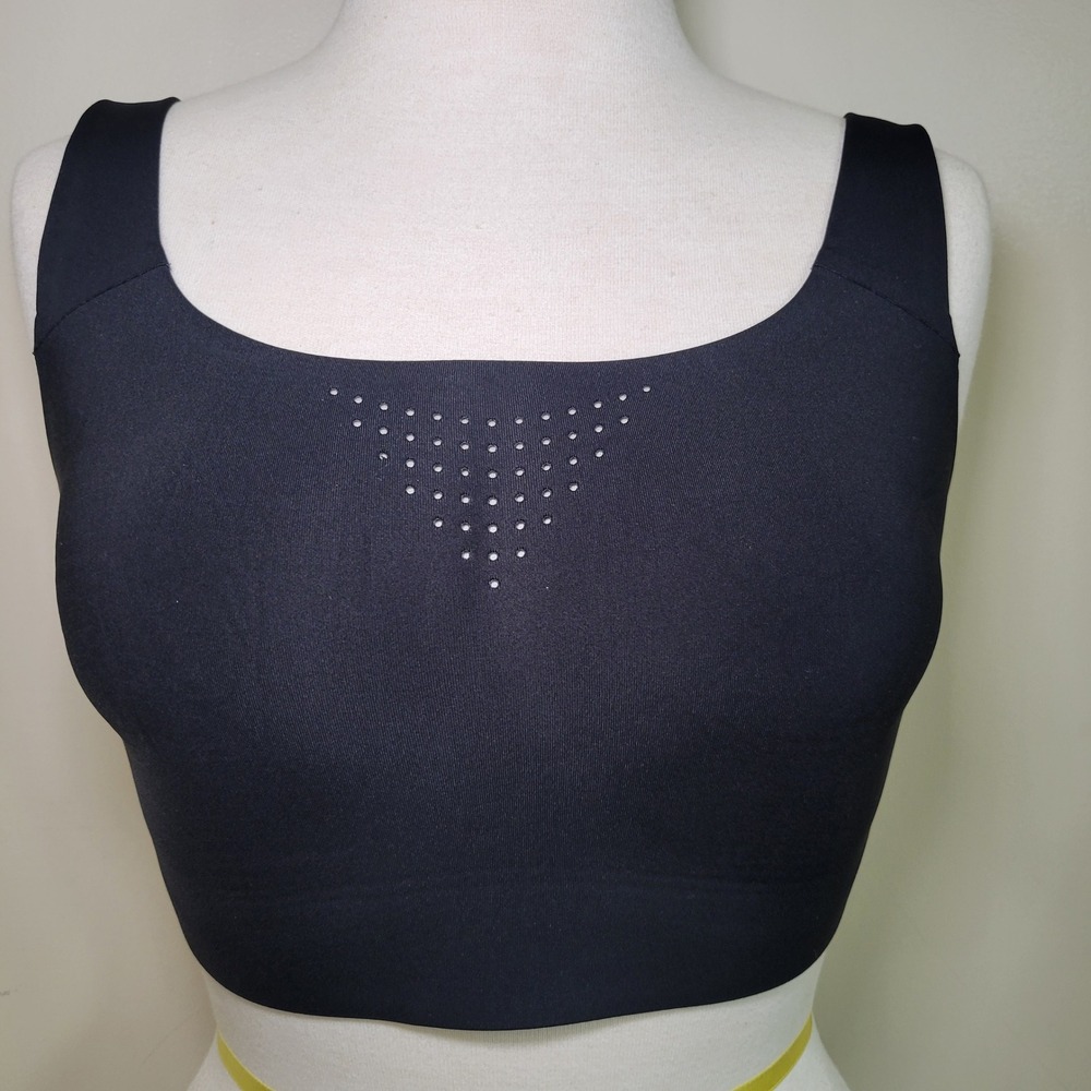Victoria's Secret Sports Bra Black 32DDD Back Hook Closure